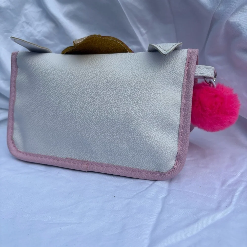 Charming White and Pink Unicorn Bag